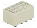 Relay: electromagnetic; DPDT; Ucoil: 3VDC; 0.5A/125VAC; 2A/30VDC