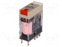 Relay: electromagnetic; DPDT; Ucoil: 24VAC; 5A/250VAC; 5A/30VDC