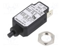 Circuit breaker; Urated: 240VAC; 48VDC; SPST; Poles: 1; 10g