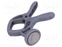 Universal clamp; with magnet; max.15mm; MICROFIX