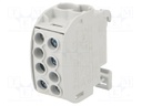 Splice terminal: distribution block; 35mm2; ways: 1; terminals: 4