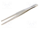 Tweezers; Blade tip shape: rounded; Tweezers len: 145mm