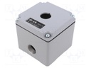 Enclosure: for remote controller; X: 92mm; Y: 92mm; Z: 86mm; IP65
