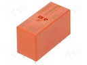 Relay: electromagnetic; SPST-NO; Ucoil: 24VDC; 16A/250VAC; 1.44kΩ