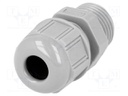 Cable gland; M16; IP68; Mat: polyamide; dark grey; UL94V-2