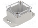 Enclosure: multipurpose; X: 50mm; Y: 52mm; Z: 35mm; with fixing lugs