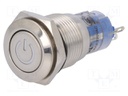 Switch: vandal resistant; Pos: 2; SPDT; 0.5A/220VAC; 1A/24VDC; IP40