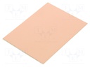 Laminate; FR4; 1.6mm; L: 75mm; W: 100mm; Coating: copper