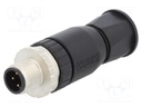 Plug; M12; PIN: 4; male; A code-DeviceNet / CANopen; for cable