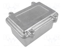 Enclosure: multipurpose; X: 100mm; Y: 150mm; Z: 75mm; aluminium; IP67