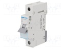 Circuit breaker; 230/400VAC; Inom: 6A; Poles: 1; DIN; Charact: C; 6kA