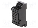Socket; PIN: 14; 10A; Mounting: DIN; Leads: screw terminals