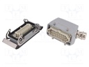 Connector: HDC; male + female; plug + socket; HE; PIN: 16; 16+PE