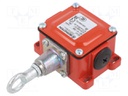 Safety switch: singlesided rope switch; NC + NO; SD; -30÷80°C