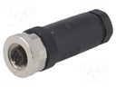 Plug; M12; PIN: 3; female; A code-DeviceNet / CANopen; for cable