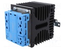 Relay: solid state; Ucntrl: 24÷255VAC; 48A; 24÷520VAC; 3-phase; DIN