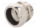 Straight terminal connector; ØBraid : 27mm; brass; SILVYN® AS-P