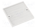 Reflector; Body dimensions: 84x84x8.5mm; -20÷65°C