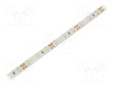 LED tape; white cold; LED/m: 60; SMD; 3528; 12V; W: 8mm; D: 2.5mm; IP64