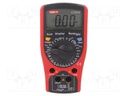 Digital multimeter; LCD,with a backlit; VAC: 2/20/200/750V