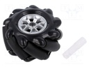 Robot.access: right wheel; Colour: black; Pcs: 1; Plating: rubber