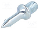 Peg; steel; L: 26mm; Ø: 4mm; Thread len: 8mm; Thread: M6