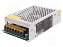 Power supply: switched-mode; LED; 100W; 12VDC; 10.8÷13.2VDC; 8.3A