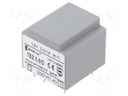 Transformer: encapsulated; 0.5VA; 230VAC; 12V; 41.6mA; IP00; 50g