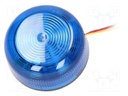 Signaller: lighting; flashing light; blue; Series: Flashguard