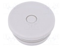 Stopper; TPE (thermoplastic elastomer); light grey; 1.5÷4.5mm