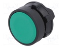 Switch: push-button; Stabl.pos: 2; 22mm; green; Illumin: none; IP66