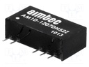 Converter: DC/DC; 1W; Uin: 10.8÷13.2V; Uout: 7.2VDC; Uout2: -7.2VDC