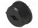 Switch: rotary; Pos: 12; 0.13A/150VAC; 0.13A/150VDC; 30°; -10÷60°C