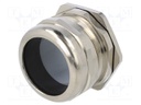 Cable gland; IP68; Mat: brass; Body plating: nickel