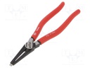 Pliers; internal circlip; Ring: internal; Pliers len: 220mm