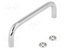 Handle; Mat: chromium plated steel; chromium plated; H: 35mm