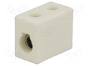 Terminal block; screw terminal; ways: 1; for cable; 16mm2; 450V
