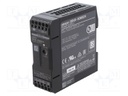 AC/DC DIN Rail Power Supply (PSU), ITE, 1 Output, 60 W, 24 V, 2.5 A