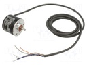 Encoder: incremental; Usup: 12÷24VDC; 2000imp/revol; shaft 6mm