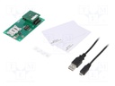 Dev.kit: evaluation; GPIO,SAM,UART,micro-USB; T3MR-FC1; RFID