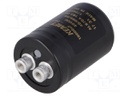 Capacitor: electrolytic; 18000uF; 40VDC; Leads: screw; ESR: 49mΩ