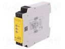 Module: safety relay; 24VAC; Contacts: NC + NO x2; Mounting: DIN