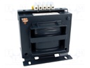 Transformer: mains; 250VA; 400VAC; 24V; Leads: terminal block; IP00