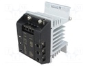 Relay: solid state; Ucntrl: 24VAC; 40A; 48÷480VAC; 3-phase; DIN