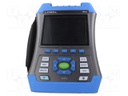 Meter: power quality analyser; TFT 5,6" (640x480); True RMS