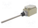 Limit switch; spring, total length 107mm; DPDB; 10A; max.500VAC