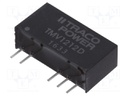 Converter: DC/DC; 1W; Uin: 10.8÷13.2V; Uout: 12VDC; Uout2: -12VDC