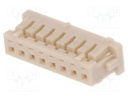 Plug; wire-board; female; DF13; 1.25mm; PIN: 8; w/o contacts