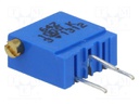 Potentiometer: mounting; multiturn; 100Ω; 500mW; THT; ±10%; linear