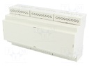 Enclosure: for DIN rail mounting; Y: 90.2mm; X: 159.5mm; Z: 57.5mm